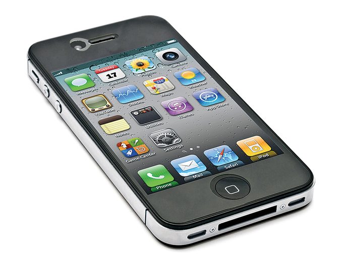Réseau 5G: un vieux iPhone.