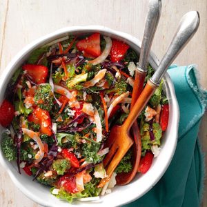 Salade printanière de kale