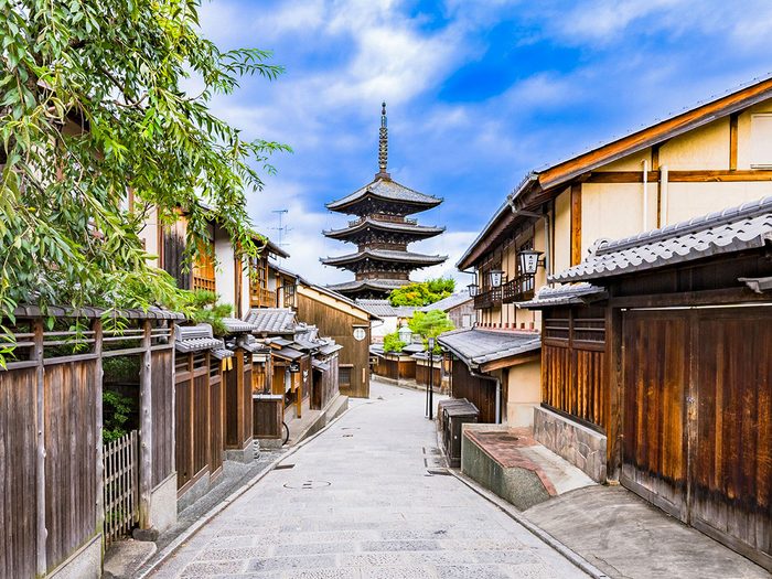 Destinations voyage 2024: la ville de Kyoto, au Japon.