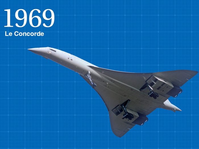 Invention année de naissance: le Concorde.