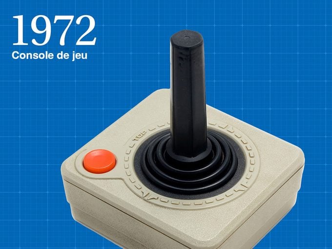 Invention anne de naissance: une console de jeu.