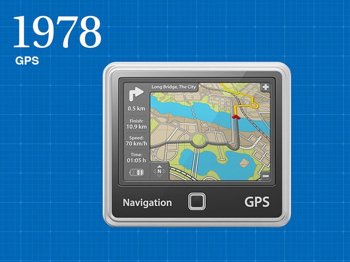 Invention anne de naissance: le GPS.