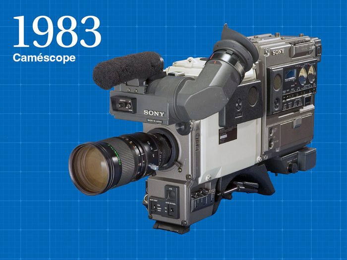 Invention année de naissance: le caméscope.