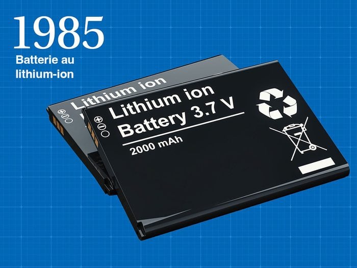 Invention année de naissance: la batterie au lithium-ion.