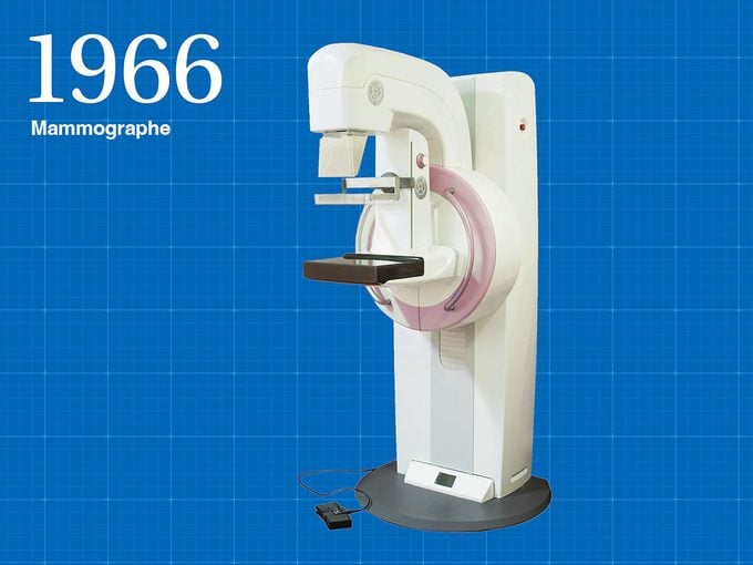 Invention anne de naissance: un mammographe.