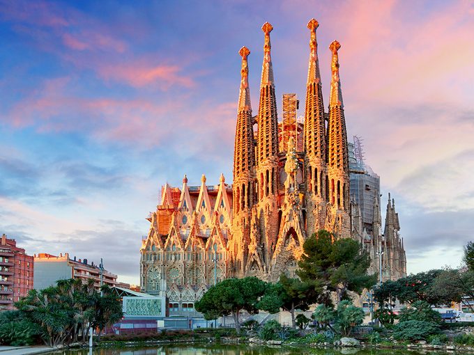 La Sagrada Familia,  Barcelone.