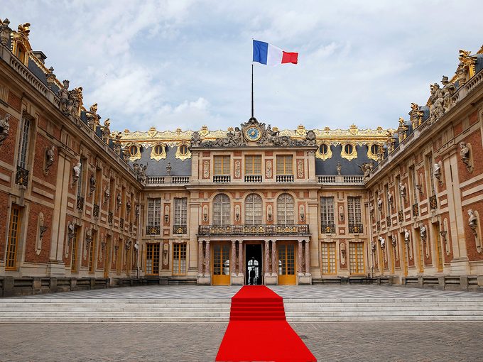 Structures dans le monde: le chteau de Versailles.