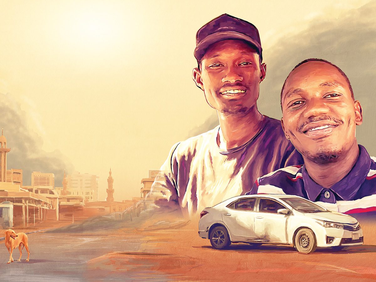 Drame vcu guerre: portrait de deux chauffeurs de taxis pendant une guerre au Soudan.