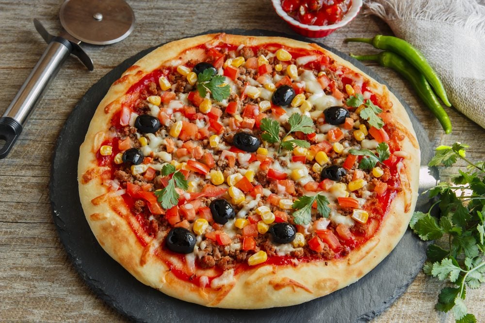 pizza maison calories
