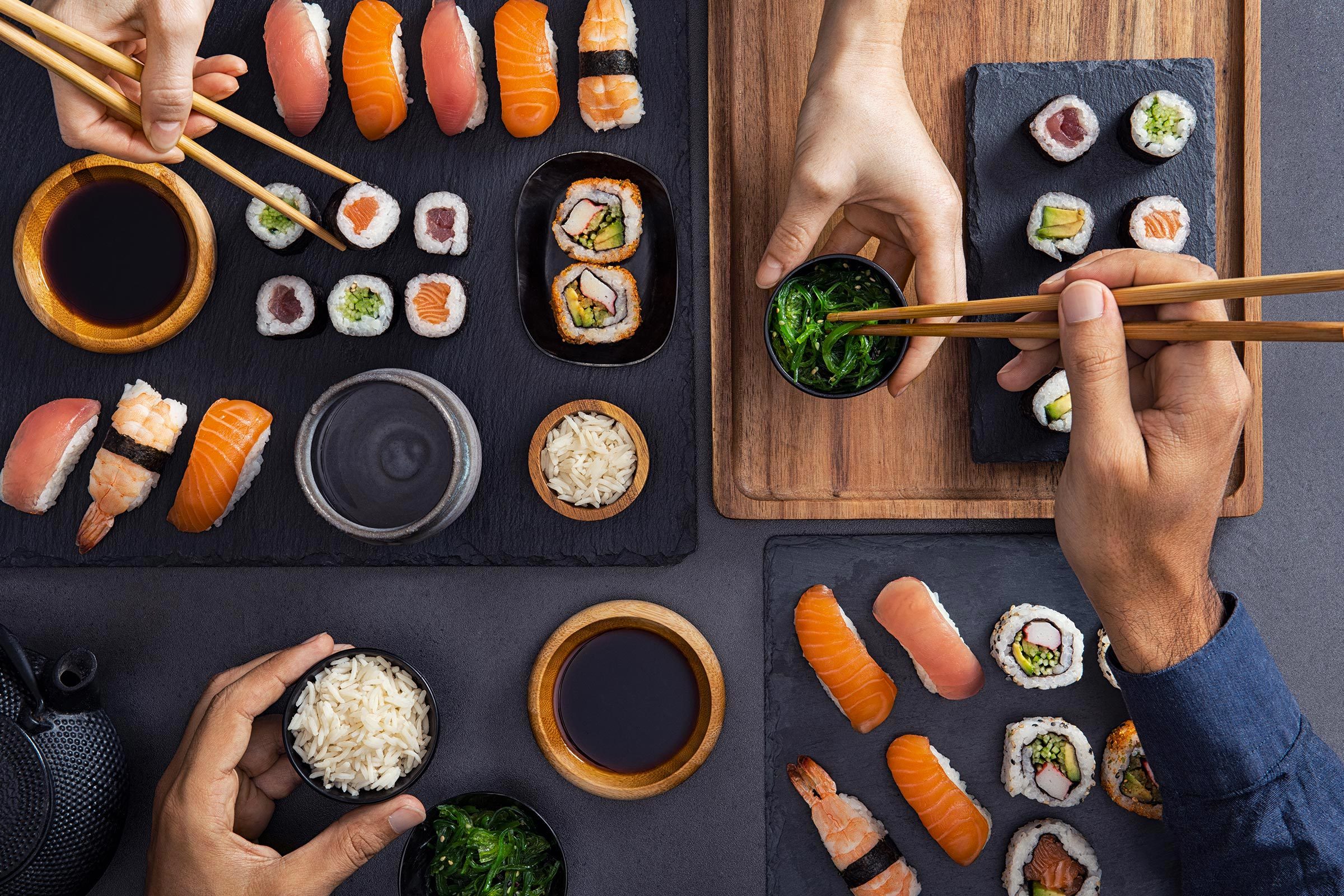 Mangez des sushis dans les restaurants auxquels vous faites confiance.
